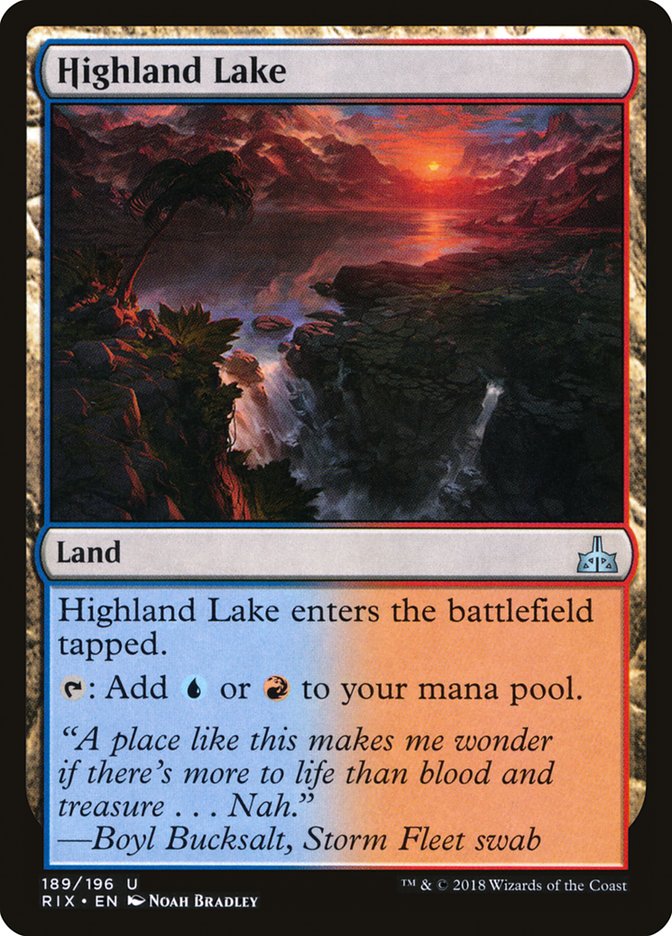 Highland Lake [Rivals of Ixalan] | Gamers Paradise