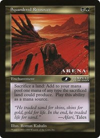 Squandered Resources (Oversized) [Oversize Cards] | Gamers Paradise