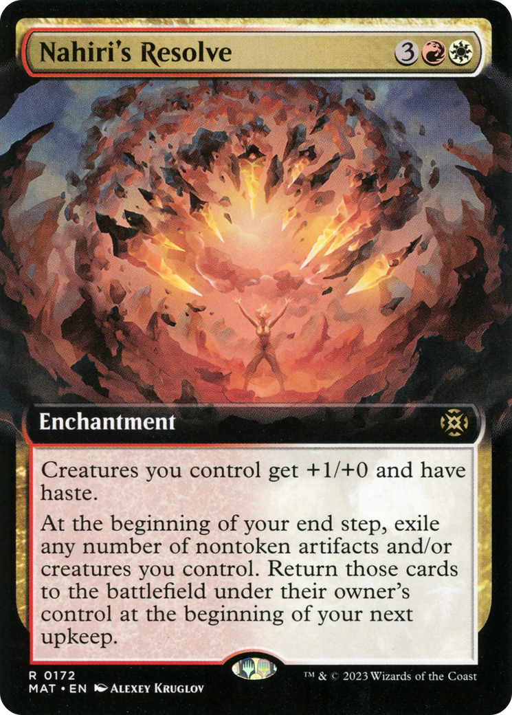 Nahiri's Resolve (Extended Art) [March of the Machine: The Aftermath] | Gamers Paradise