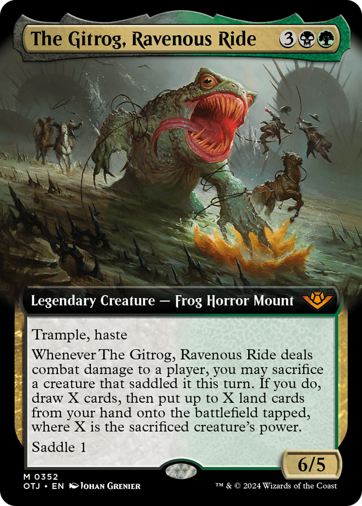 The Gitrog, Ravenous Ride (Extended Art) [Outlaws of Thunder Junction] | Gamers Paradise