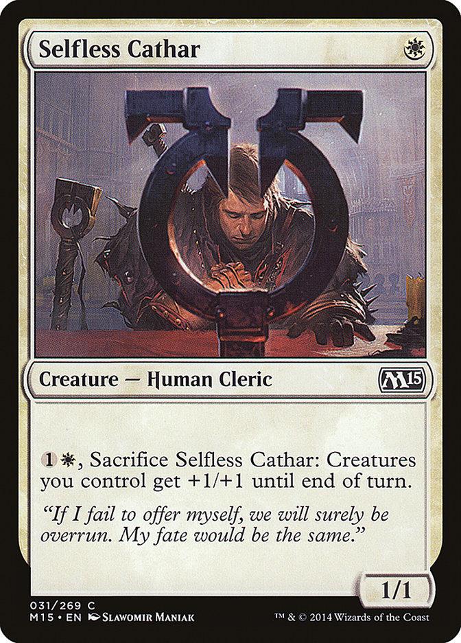 Selfless Cathar [Magic 2015] | Gamers Paradise