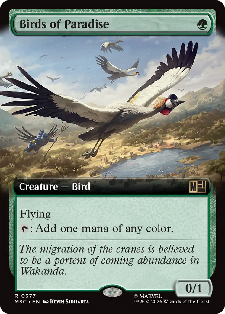 Birds of Paradise (Extended Art) [Marvel Super Heroes Commander] | Gamers Paradise