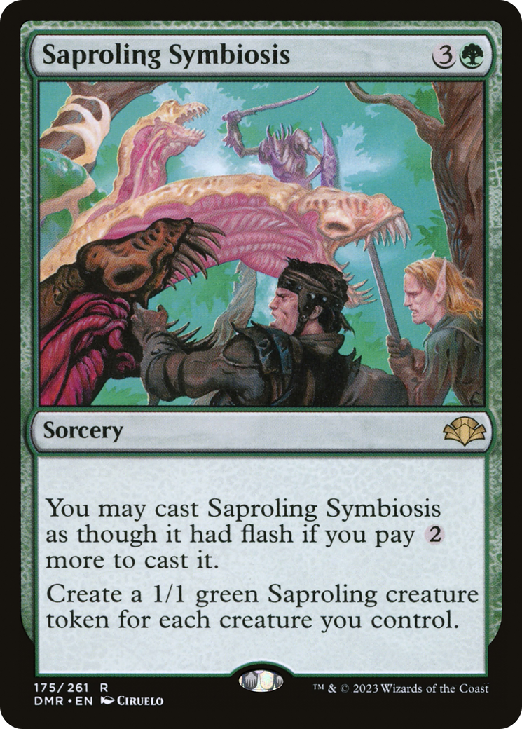 Saproling Symbiosis [Dominaria Remastered] | Gamers Paradise