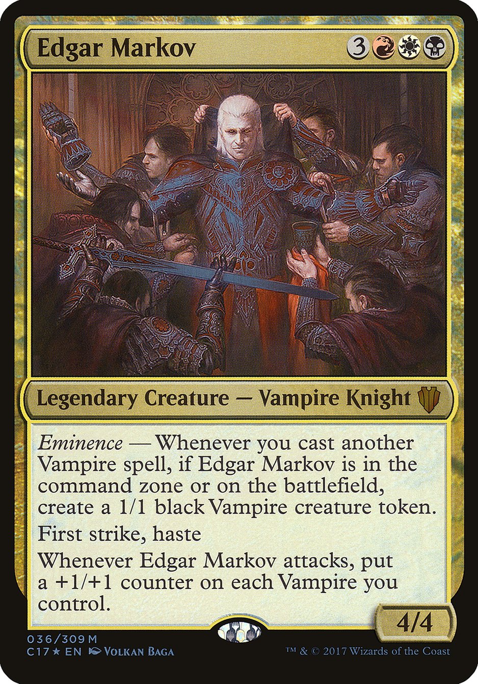 Edgar Markov (Oversized) [Commander 2017 Oversized] | Gamers Paradise