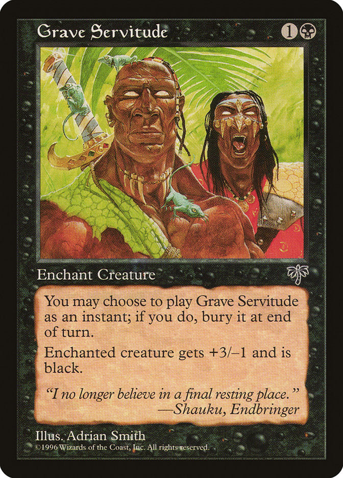 Grave Servitude [Mirage] | Gamers Paradise