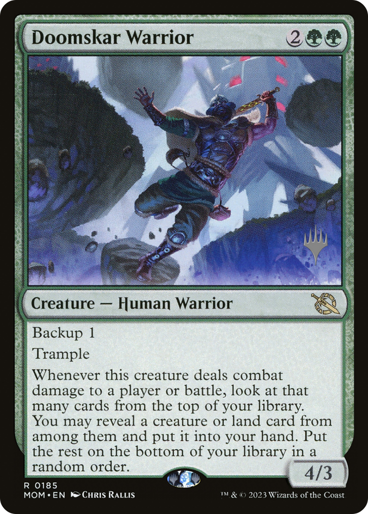 Doomskar Warrior (Promo Pack) [March of the Machine Promos] | Gamers Paradise