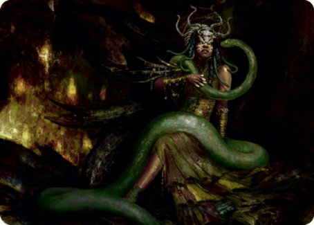 Saryth, the Viper's Fang Art Card [Innistrad: Midnight Hunt Art Series] | Gamers Paradise