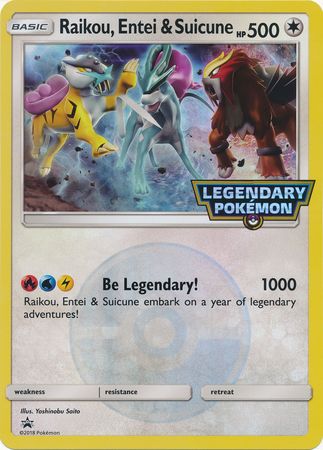 Raikou, Entei & Suicune (Jumbo Card) [Miscellaneous Cards] | Gamers Paradise