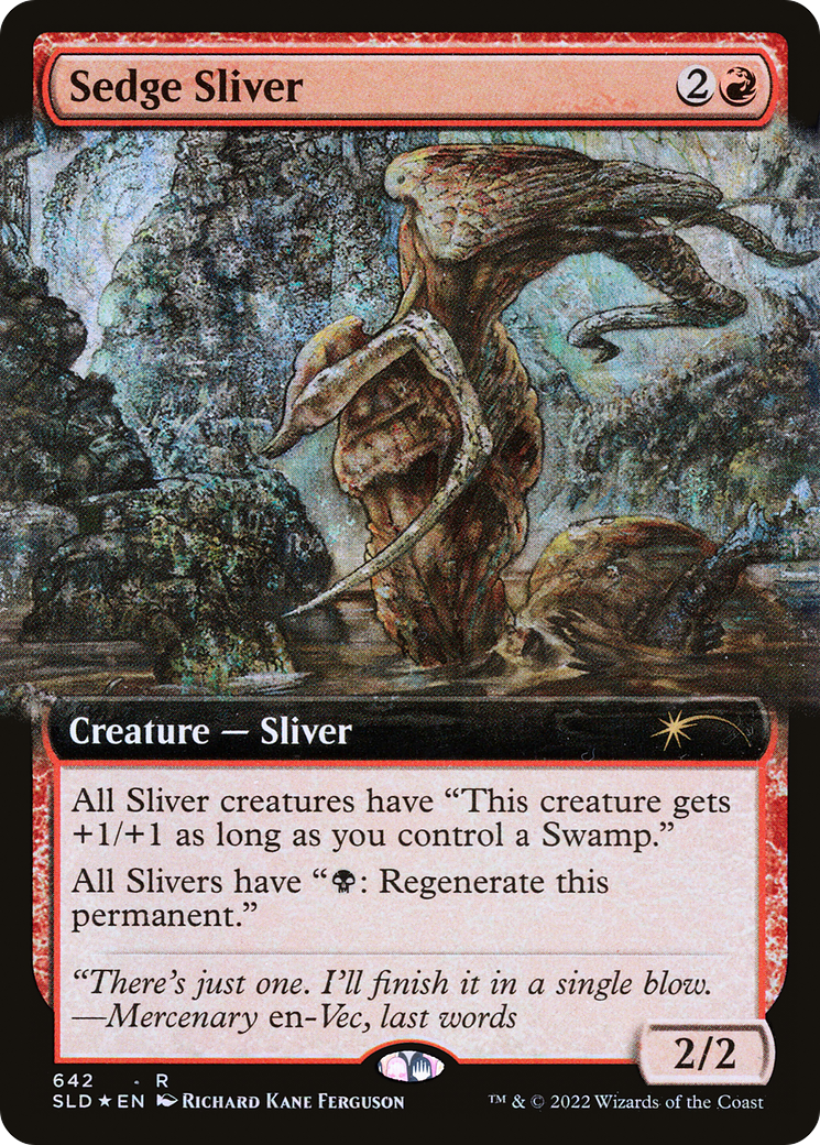 Sedge Sliver (Extended Art) [Secret Lair Drop Promos] | Gamers Paradise