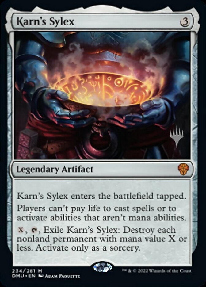 Karn's Sylex (Promo Pack) [Dominaria United Promos] | Gamers Paradise