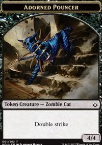 Adorned Pouncer // Horse Double-Sided Token [Hour of Devastation Tokens] | Gamers Paradise