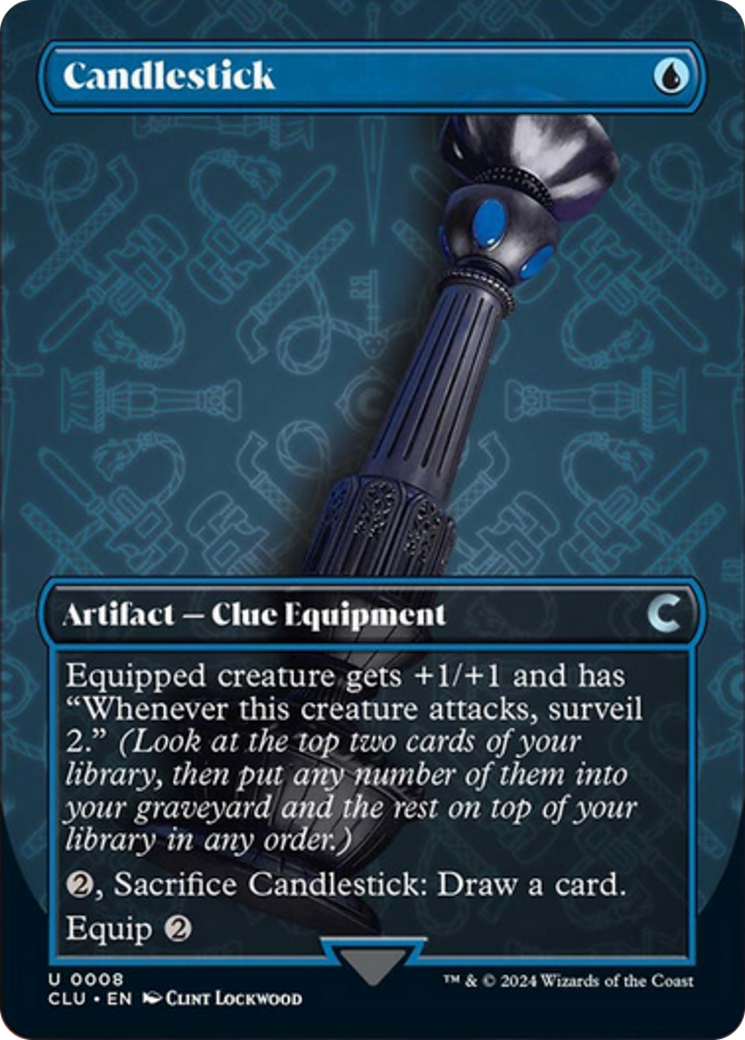 Candlestick (Borderless) [Ravnica: Clue Edition] | Gamers Paradise