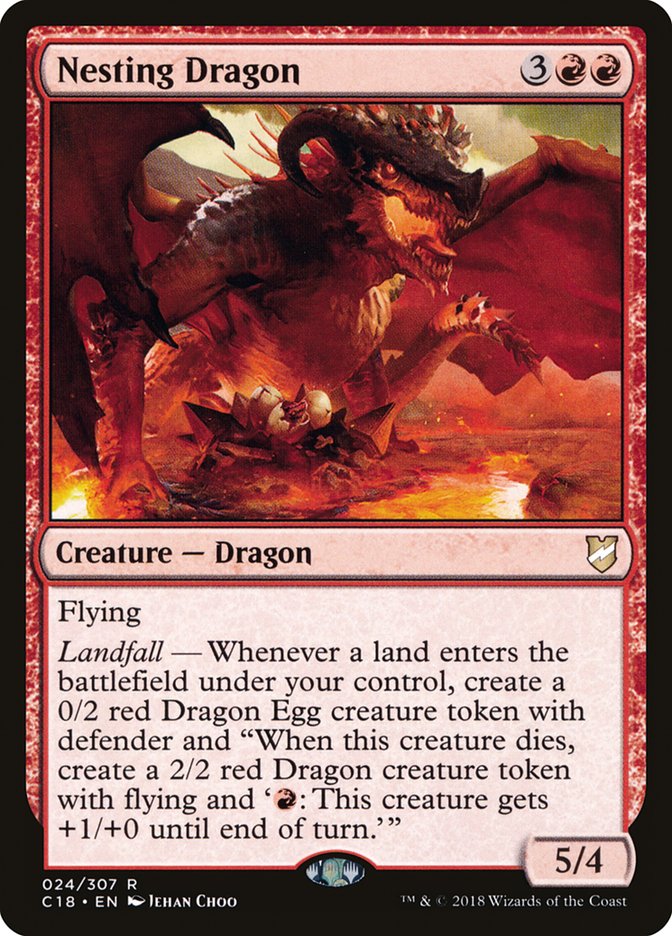 Nesting Dragon [Commander 2018] | Gamers Paradise