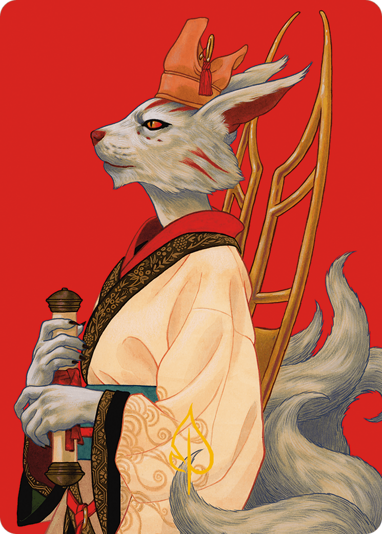 Pearl-Ear, Imperial Advisor Art Card (Gold-Stamped Signature) [Modern Horizons 3 Art Series] | Gamers Paradise