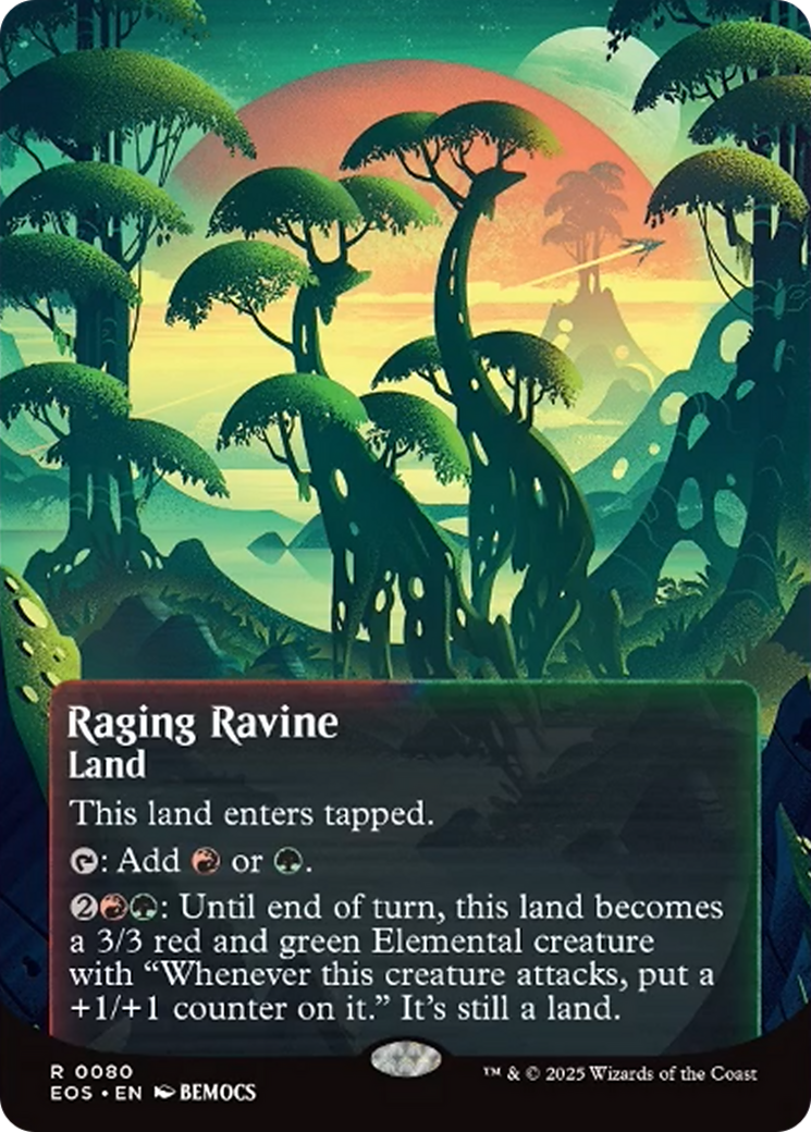 Raging Ravine (0080) (Borderless) [Edge of Eternities: Stellar Sights] | Gamers Paradise