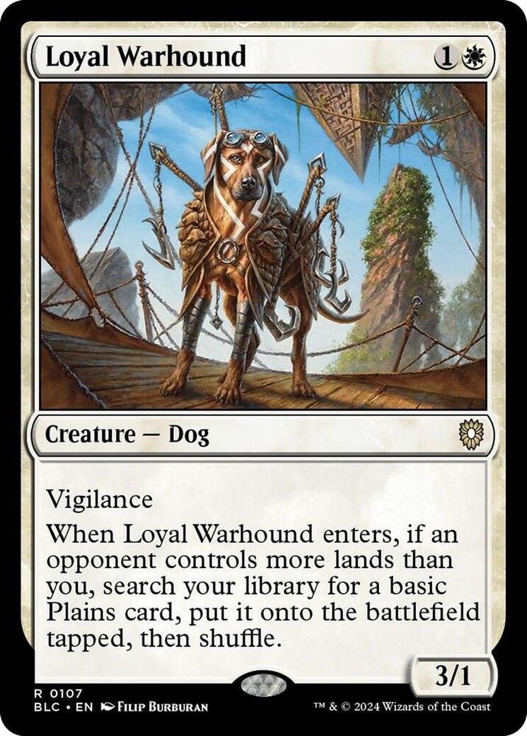 Loyal Warhound [Bloomburrow Commander] | Gamers Paradise