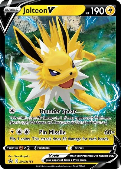 Jolteon V (SWSH151) [Sword & Shield: Black Star Promos] | Gamers Paradise