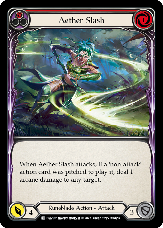 Aether Slash (Red) [DYN182] (Dynasty) | Gamers Paradise