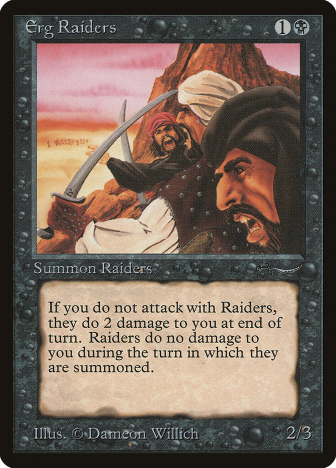 Erg Raiders (Light Mana Cost) [Arabian Nights] | Gamers Paradise