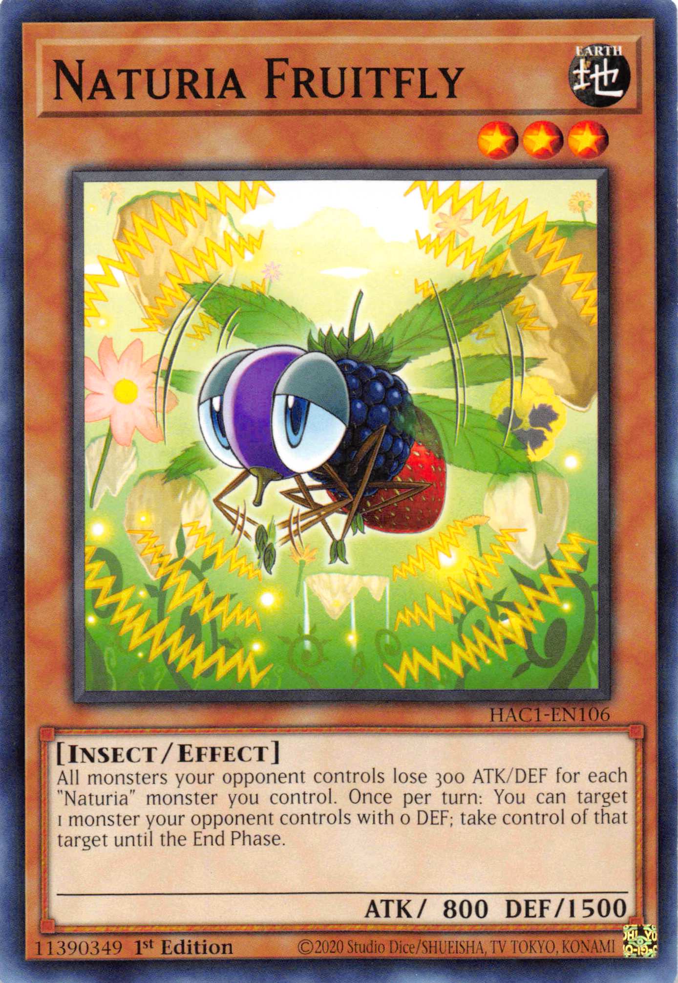 Naturia Fruitfly [HAC1-EN106] Common | Gamers Paradise