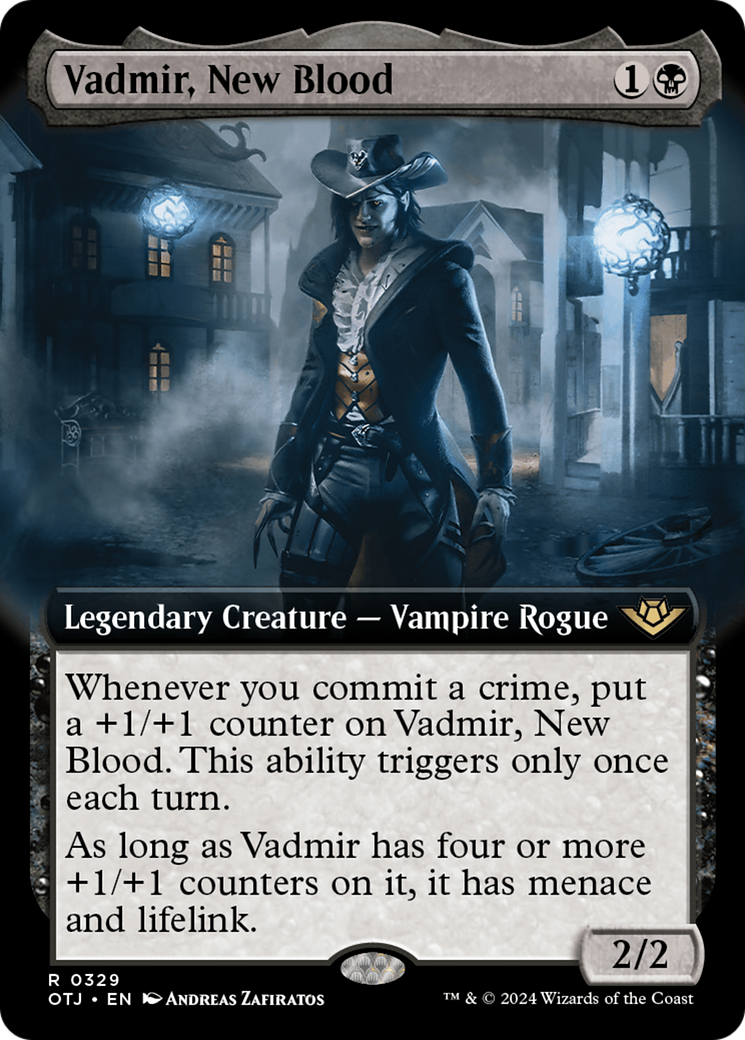 Vadmir, New Blood (Extended Art) [Outlaws of Thunder Junction] | Gamers Paradise
