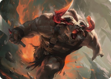 Furious Bellow Art Card [Dominaria United Art Series] | Gamers Paradise