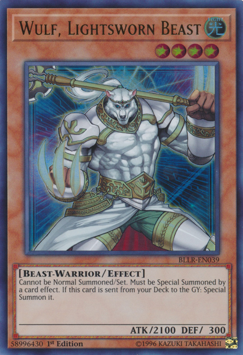 Wulf, Lightsworn Beast [BLLR-EN039] Ultra Rare | Gamers Paradise