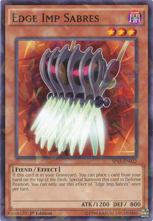 Edge Imp Sabres [SP15-EN022] Shatterfoil Rare | Gamers Paradise