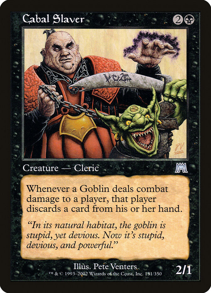Cabal Slaver [Onslaught] | Gamers Paradise