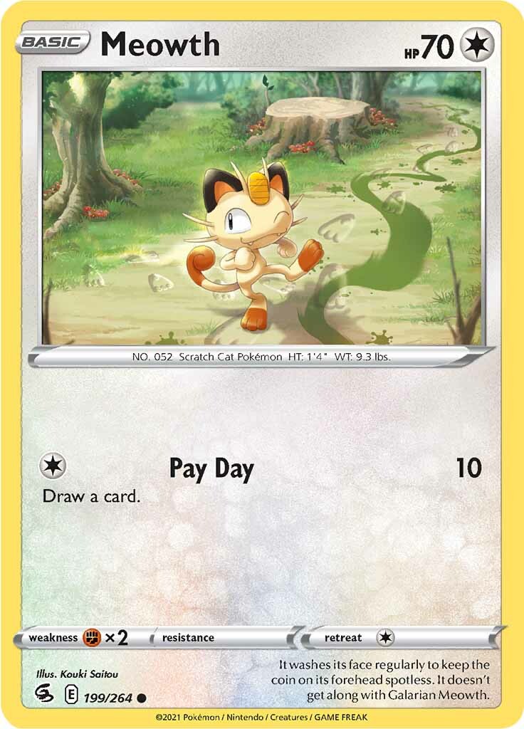 Meowth (199/264) [Sword & Shield: Fusion Strike] | Gamers Paradise