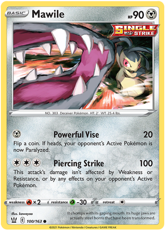 Mawile (100/163) [Sword & Shield: Battle Styles] | Gamers Paradise