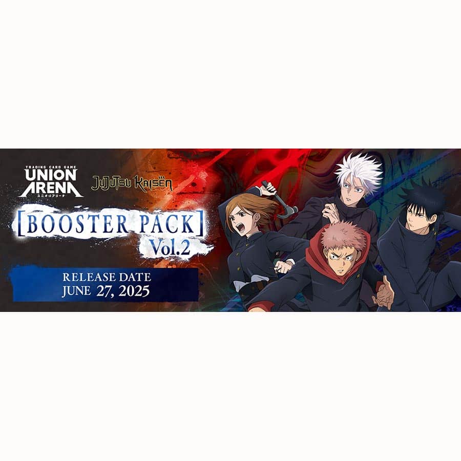 UNION ARENA CARD GAME: BOOSTER PACK: JUJUTSU KAISEN VOLUME 2 pack | Gamers Paradise
