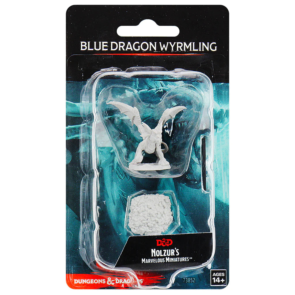 D&D NOLZUR'S MARVELOUS MINIATURES: BLUE DRAGON WYRMLING | Gamers Paradise