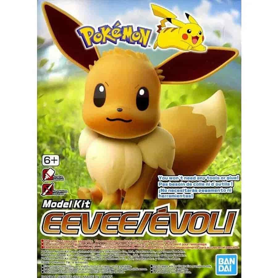 BANDAI HOBBY: QUICK POKEMON MODEL KIT: EEVEE (MODEL 04) (POKEPLA MODEL KIT) | Gamers Paradise
