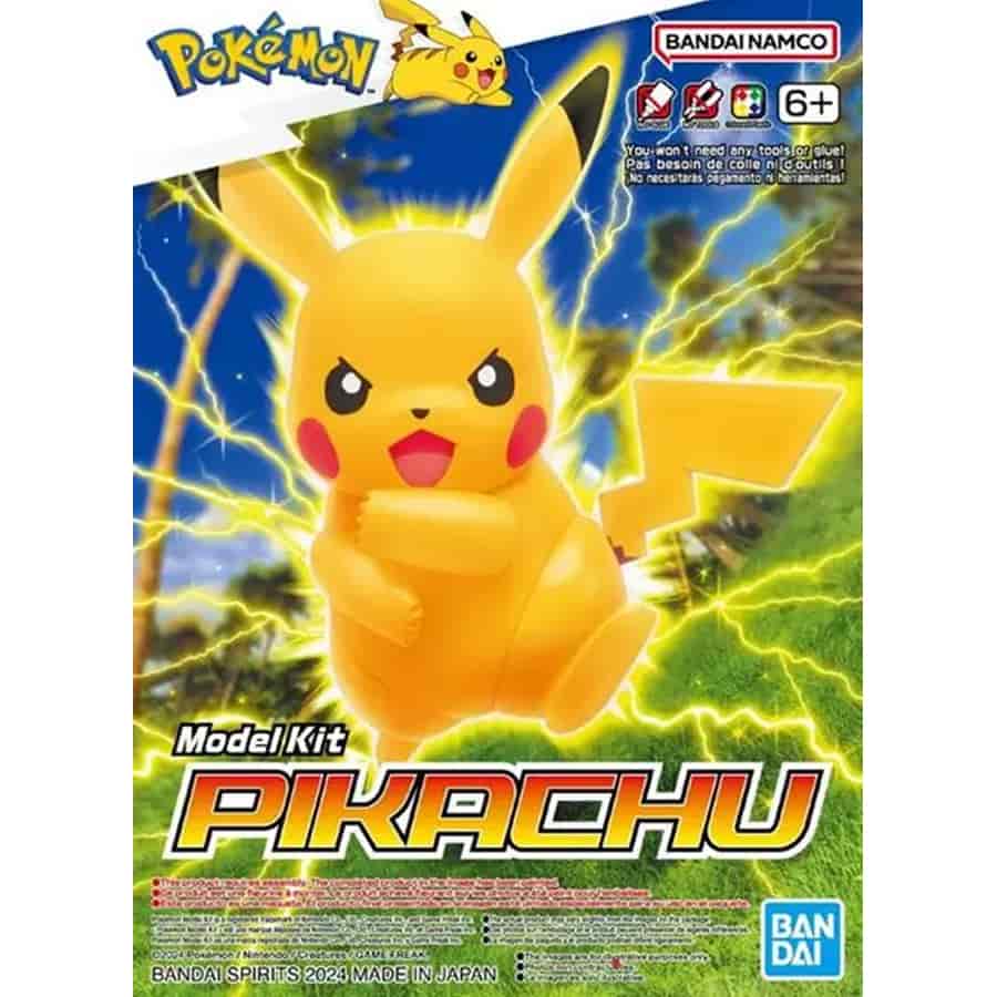 BANDAI HOBBY: POKEMON MODEL KIT: PIKACHU (POKEPLA MODEL KIT) | Gamers Paradise