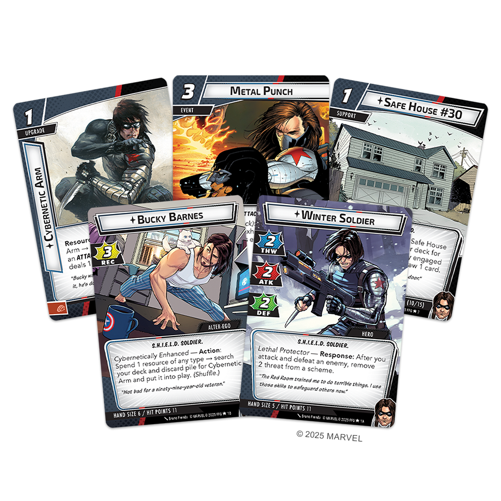 MARVEL CHAMPIONS: THE CARD GAME - Winter Soldier HERO PACK | Gamers Paradise