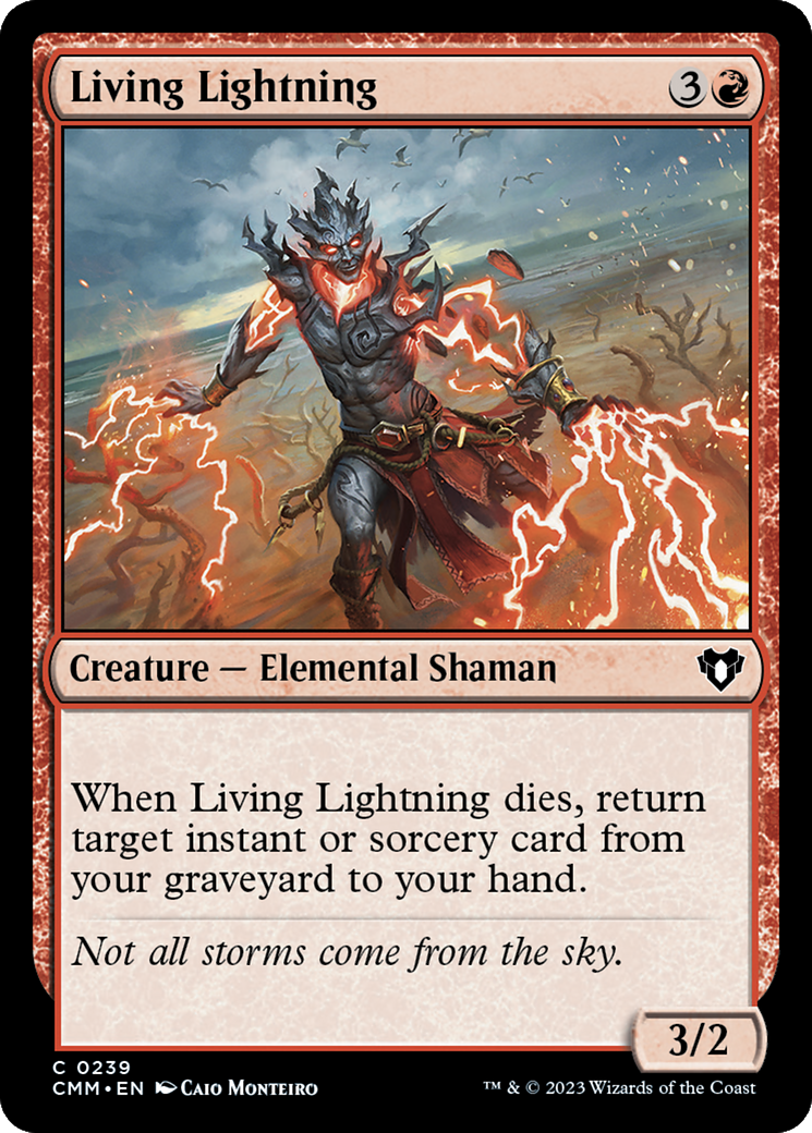 Living Lightning [Commander Masters] | Gamers Paradise