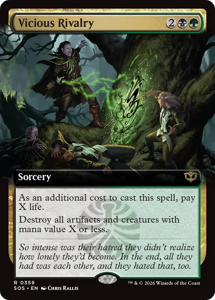 Vicious Rivalry (Extended Art) [Secrets of Strixhaven] | Gamers Paradise