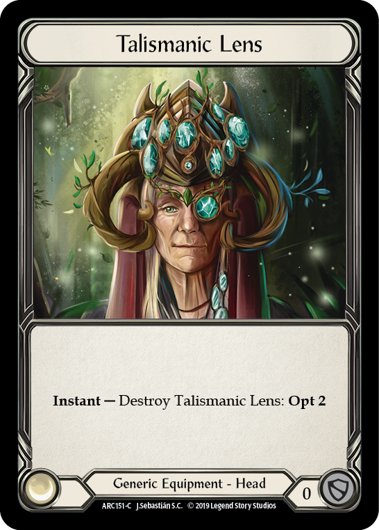 Talismanic Lens [ARC151-C] (Arcane Rising)  1st Edition Cold Foil | Gamers Paradise