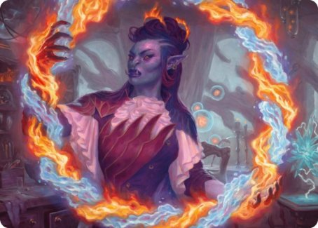 Rootha, Mercurial Artist Art Card [Strixhaven: School of Mages Art Series] | Gamers Paradise