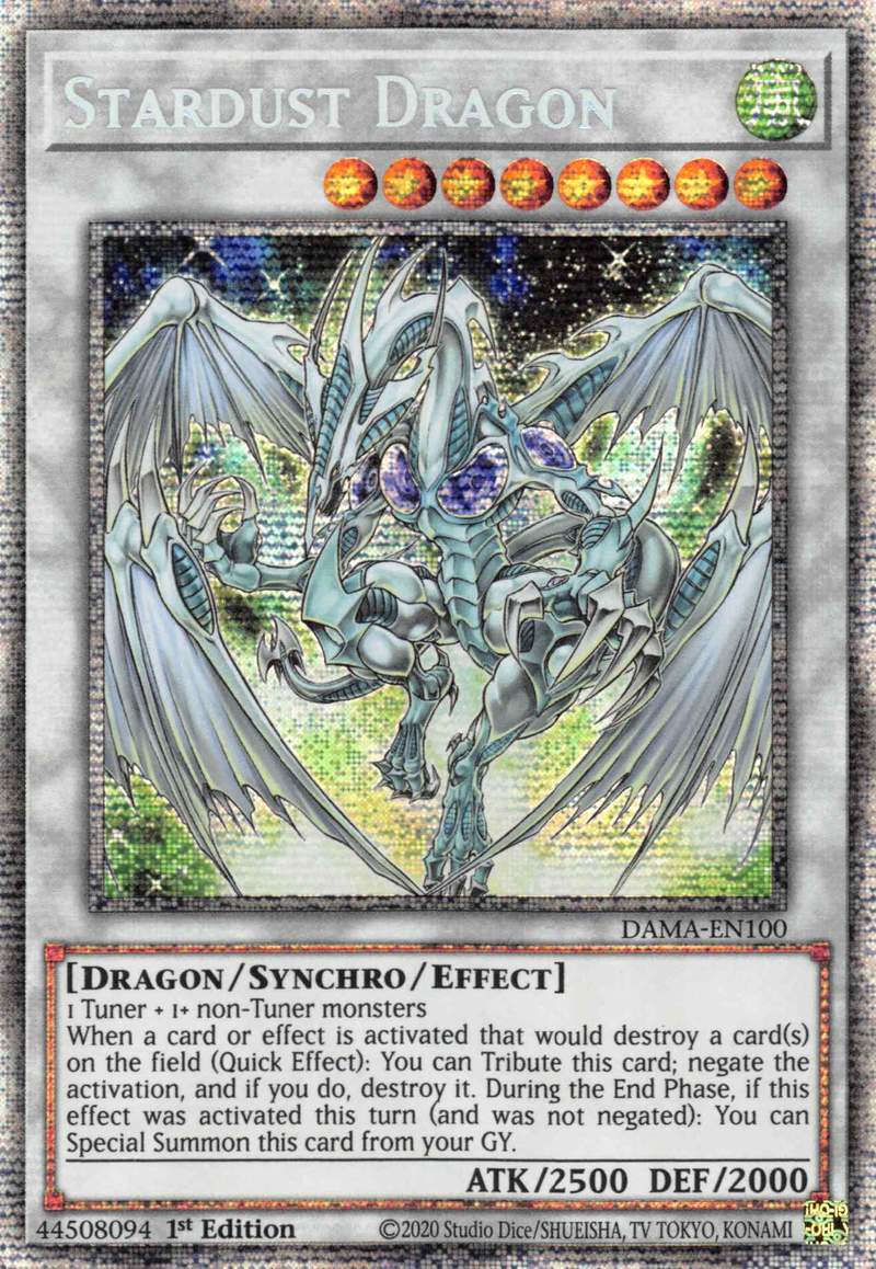 Stardust Dragon [DAMA-EN100] Starlight Rare | Gamers Paradise