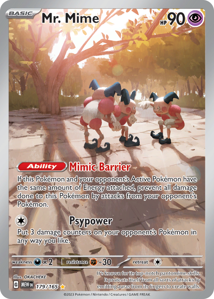 Mr. Mime (179/165) [Scarlet & Violet: 151] | Gamers Paradise