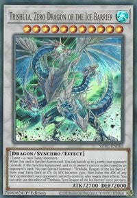 Trishula, Zero Dragon of the Ice Barrier [SDFC-EN041] Ultra Rare | Gamers Paradise