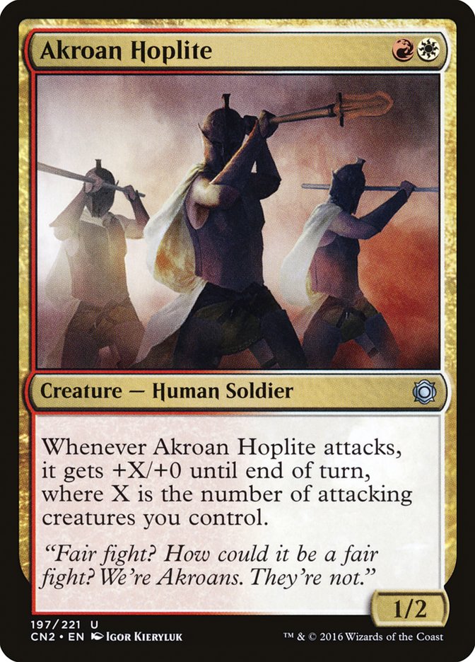 Akroan Hoplite [Conspiracy: Take the Crown] | Gamers Paradise