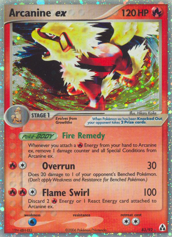 Arcanine ex (83/92) [EX: Legend Maker] | Gamers Paradise