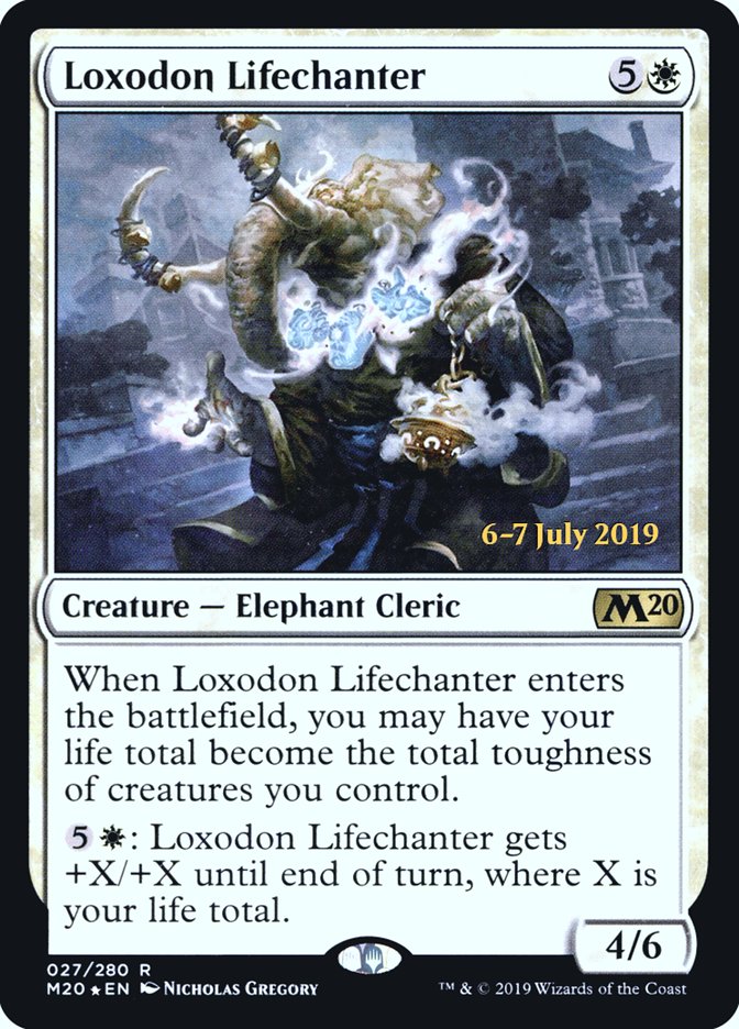 Loxodon Lifechanter [Core Set 2020 Prerelease Promos] | Gamers Paradise