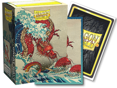 Dragon Shield: Standard 100ct Brushed Art Sleeves - The Great Wave | Gamers Paradise