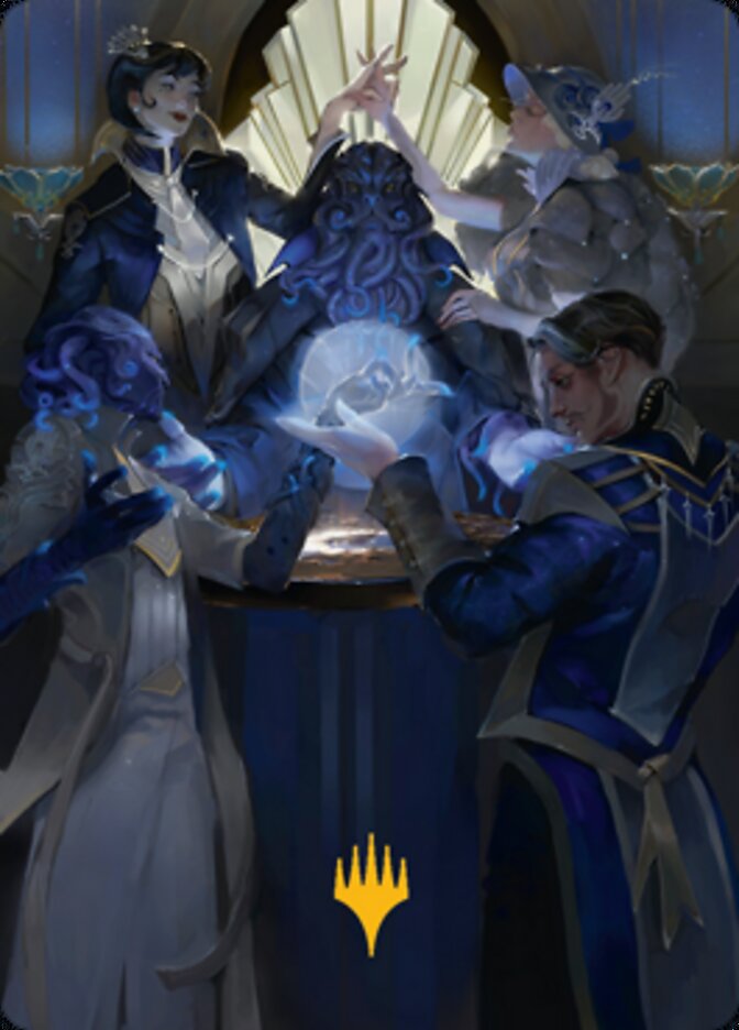 Obscura Ascendancy Art Card (Gold-Stamped Signature) [Streets of New Capenna Art Series] | Gamers Paradise