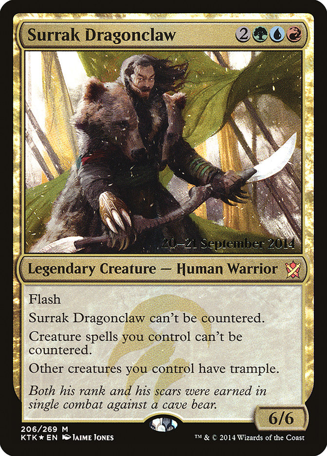 Surrak Dragonclaw [Khans of Tarkir Prerelease Promos] | Gamers Paradise