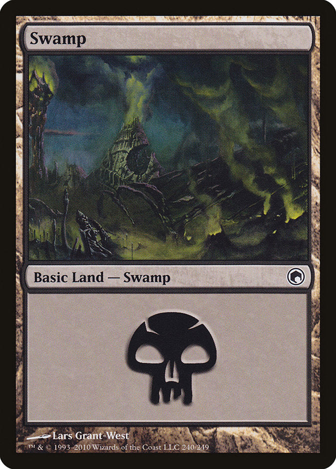 Swamp (240) [Scars of Mirrodin] | Gamers Paradise